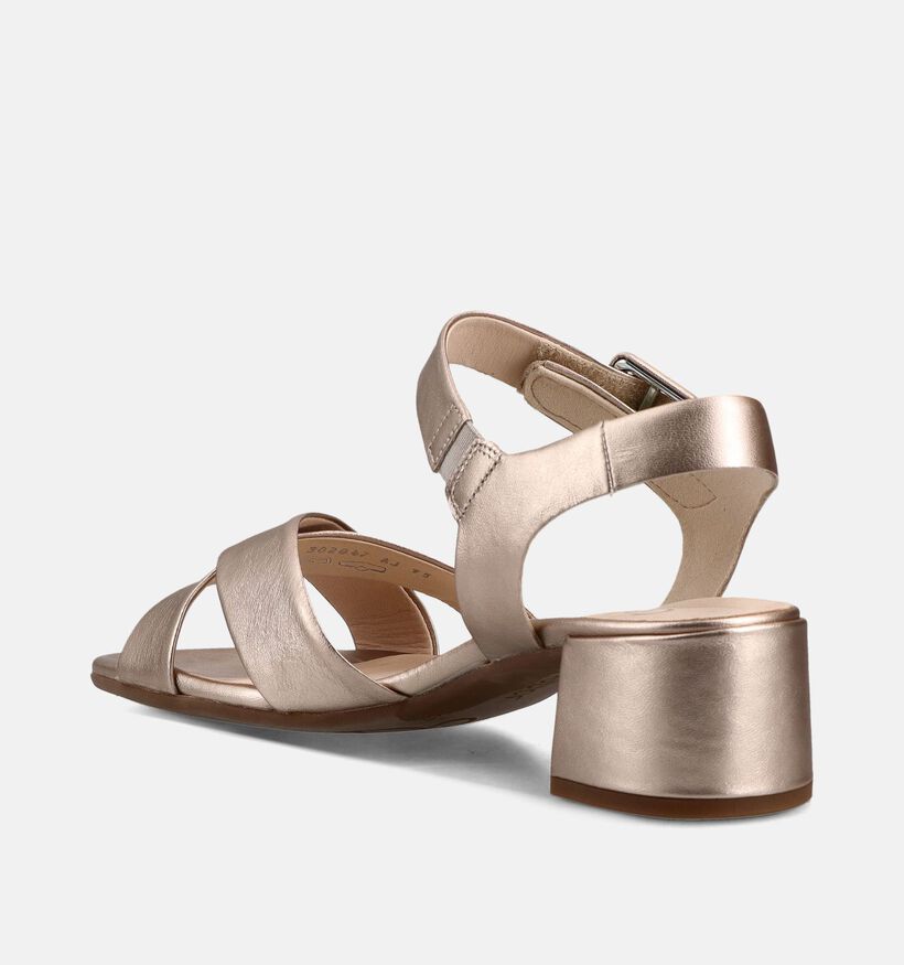 Comfort Sandales &agrave; talons en Or pour femmes (371142)