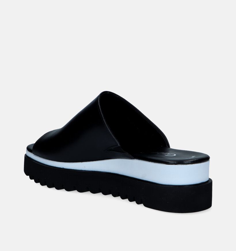 Gabor Zwarte Platform Slippers voor dames (339511)