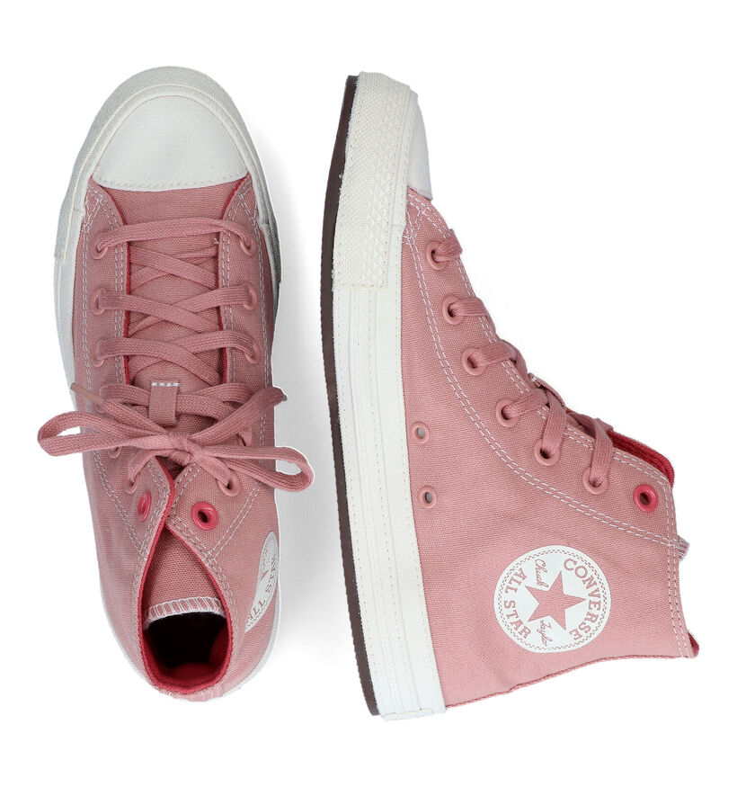 Convers Chuck Taylor All Star Workwear Baskets en Rose pour femmes (320395)