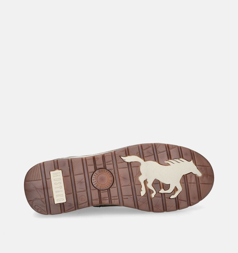 Mustang Boots à lacets en Vert kaki pour hommes (345479)