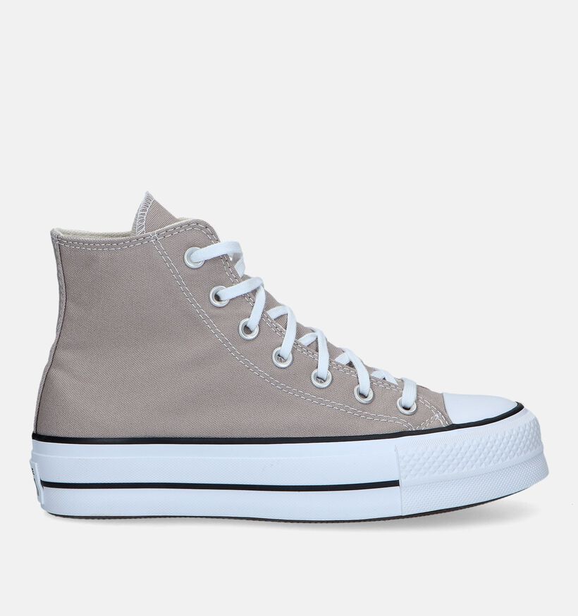 Converse Chuck Taylor All Star Lift Platform Baskets en Gris pour femmes (327851)