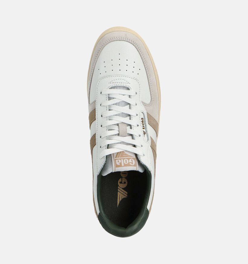 Gola Hawk Witte Sneakers voor heren (360713) - geschikt voor steunzolen