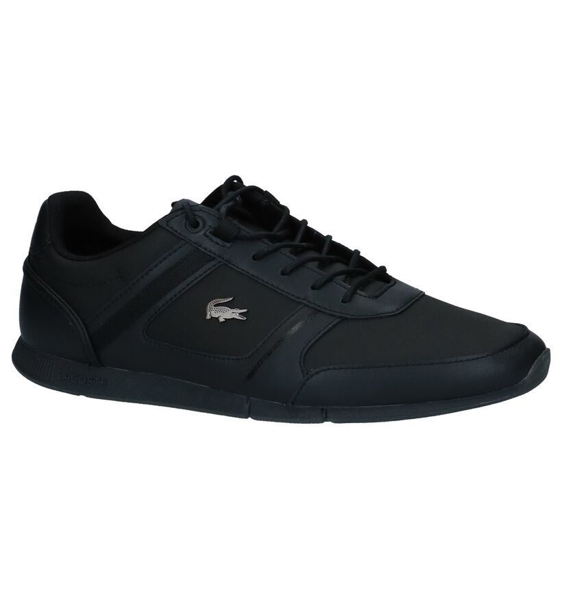 Zwarte Casual Schoenen Lacoste Menerva in leer (222671)