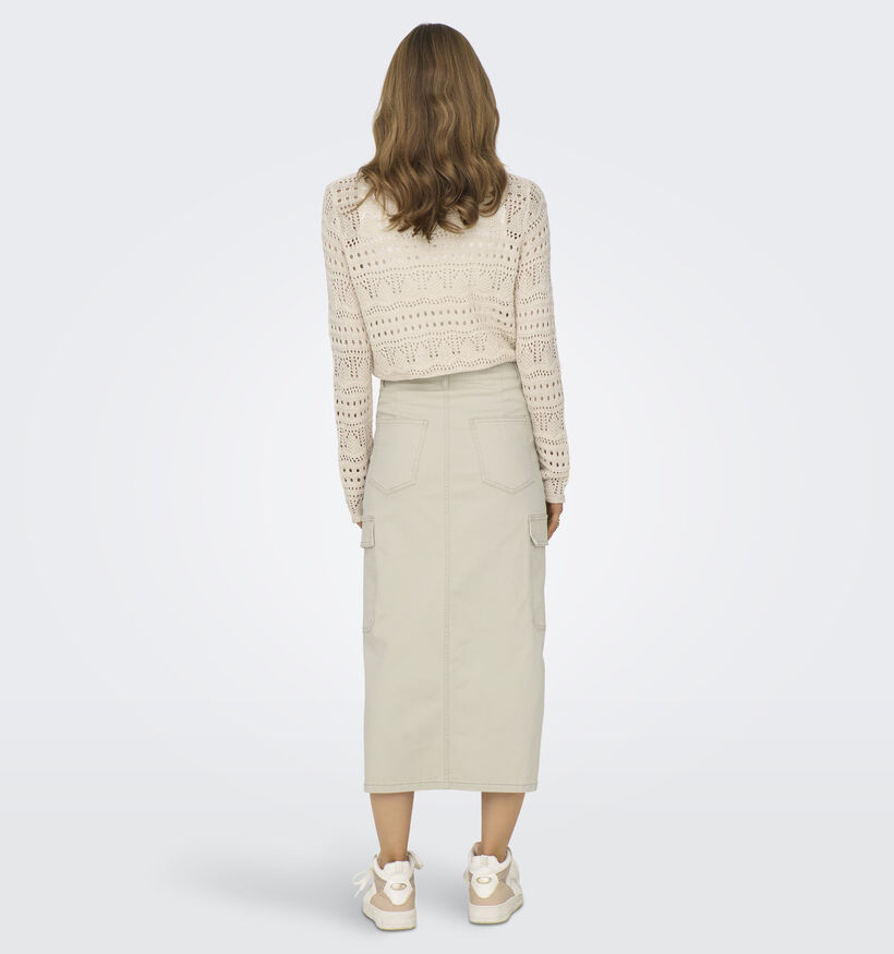 JDY Sun Beige Gebreide trui voor dames (351367)