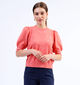 Vero Moda Doffy Pull en tricot en Rouge pour femmes (328957)