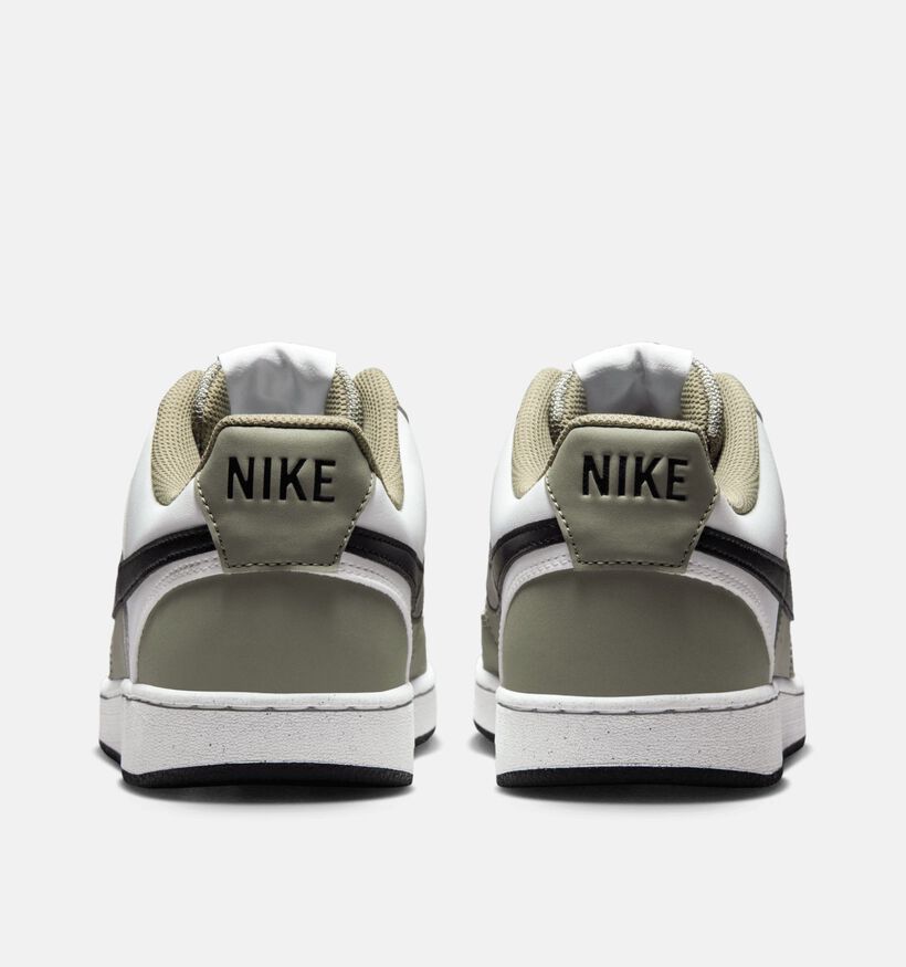 Nike Court Vision Low Next Nature Witte/Groene Sneakers voor heren (369286)