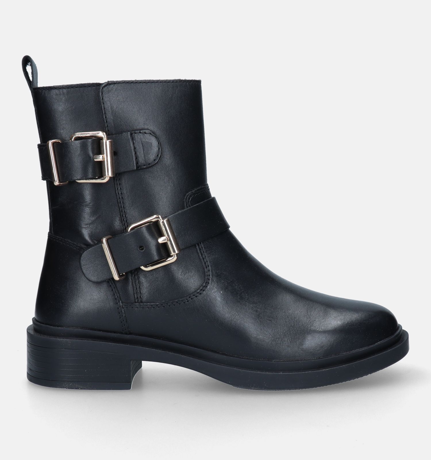 Bottines on sale noires motardes