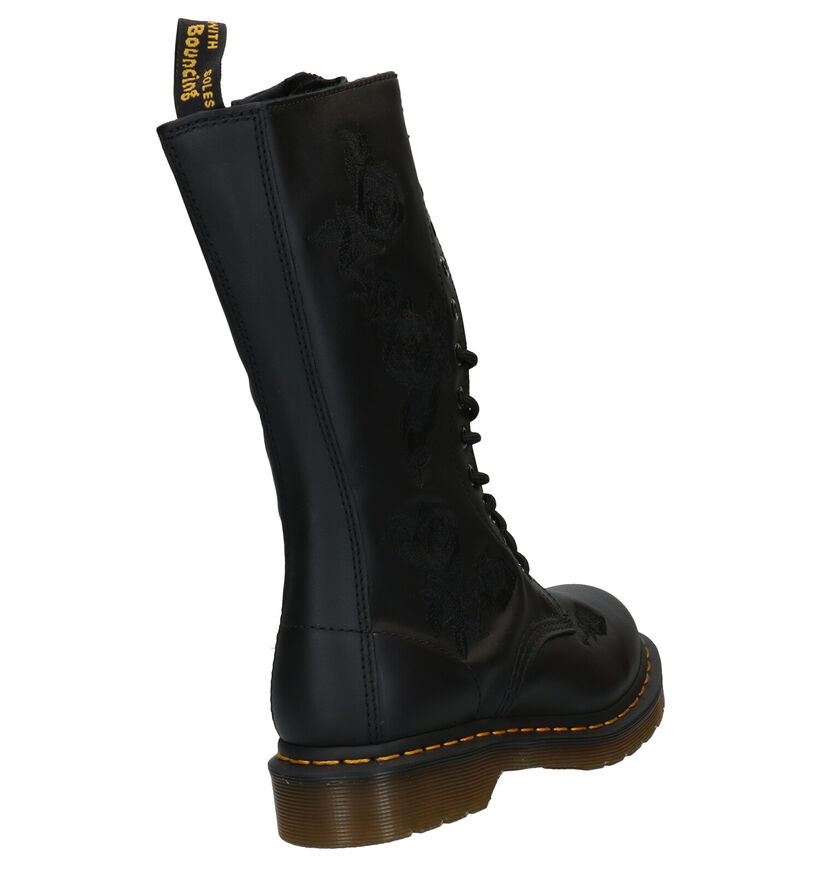 Dr. Martens 1914 Vonda Mono Bottes en Noir en cuir (277079)