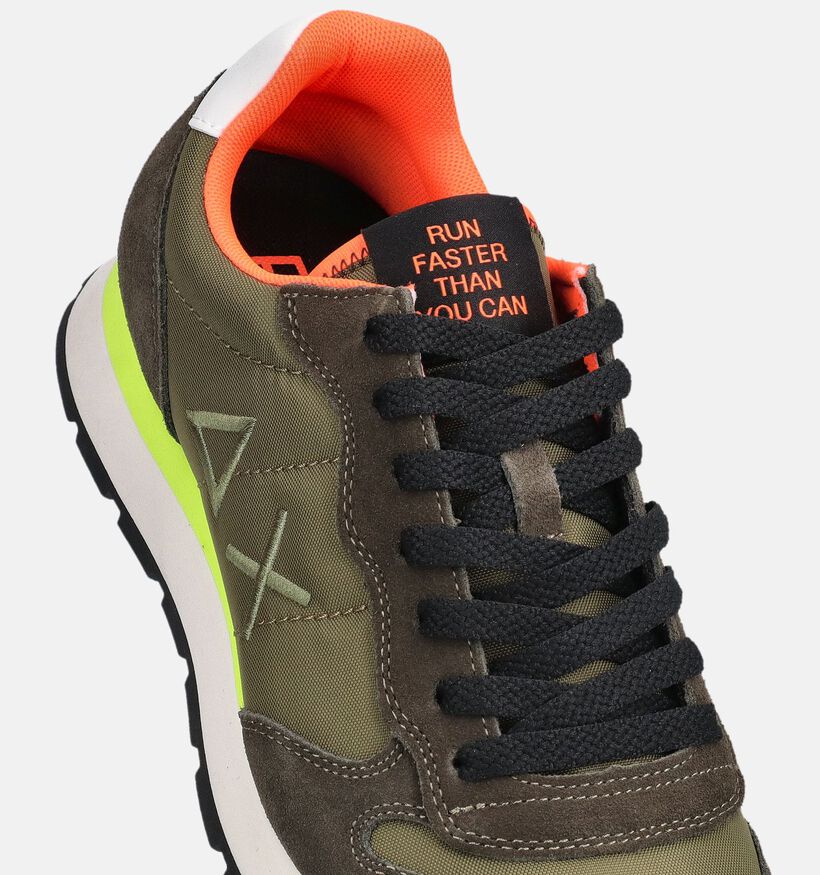 Sun68 Tom Groene Lage Sneakers voor heren (368806) - geschikt voor steunzolen