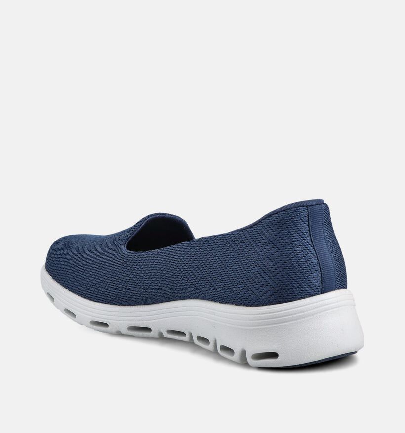 Skechers Glide-Step Serene Chaussures &agrave; enfiler en Bleu pour femmes (367841)