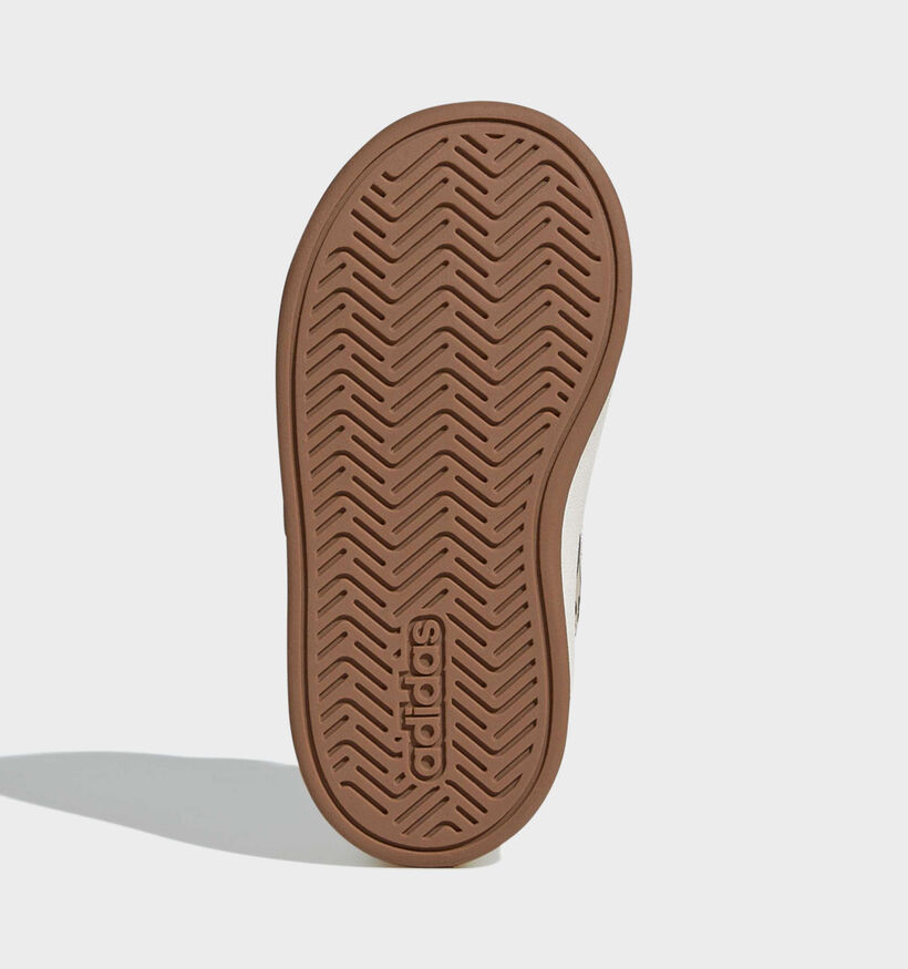 adidas Grand Court 3.0 Witte/Leopard Sneakers voor meisjes (366993) - geschikt voor steunzolen