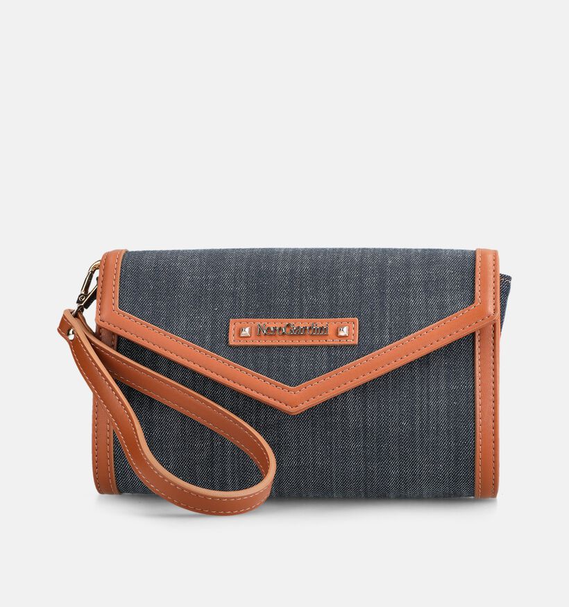 NeroGiardini Jeans Pochette en Bleu/Cognac pour femmes (370625)