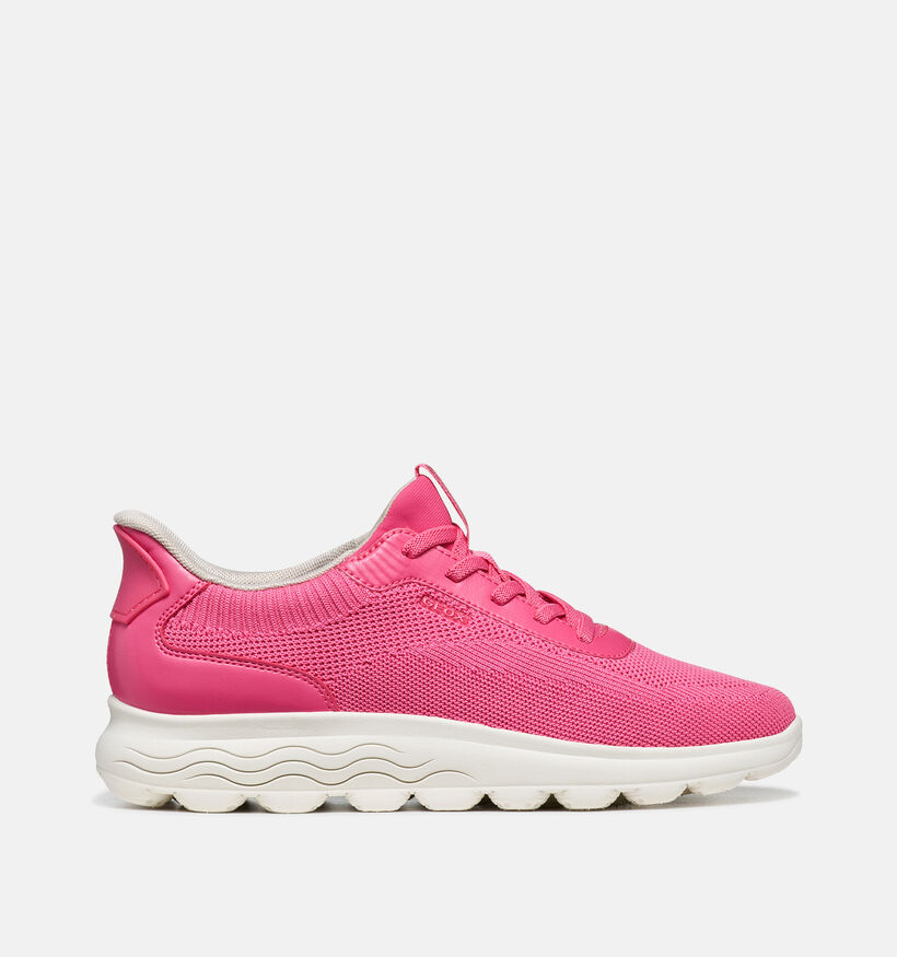Geox Spherica Fuchsia Slip-on Sneakers voor dames (368146) - geschikt voor steunzolen