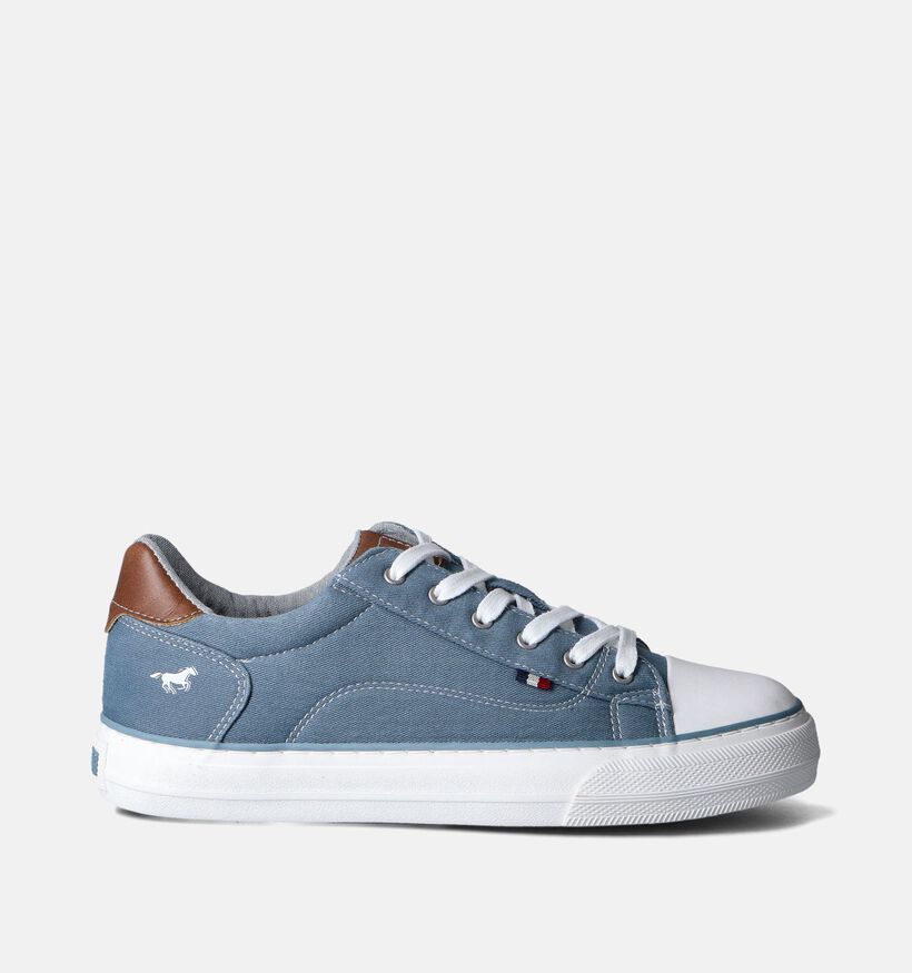 Mustang Blauwe Veterschoenen voor dames (351246)