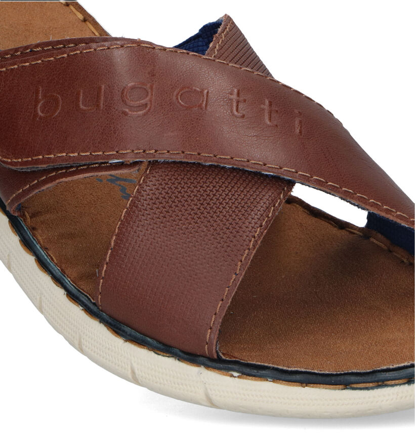 Bugatti Nu-pieds en Cognac pour hommes (322367)