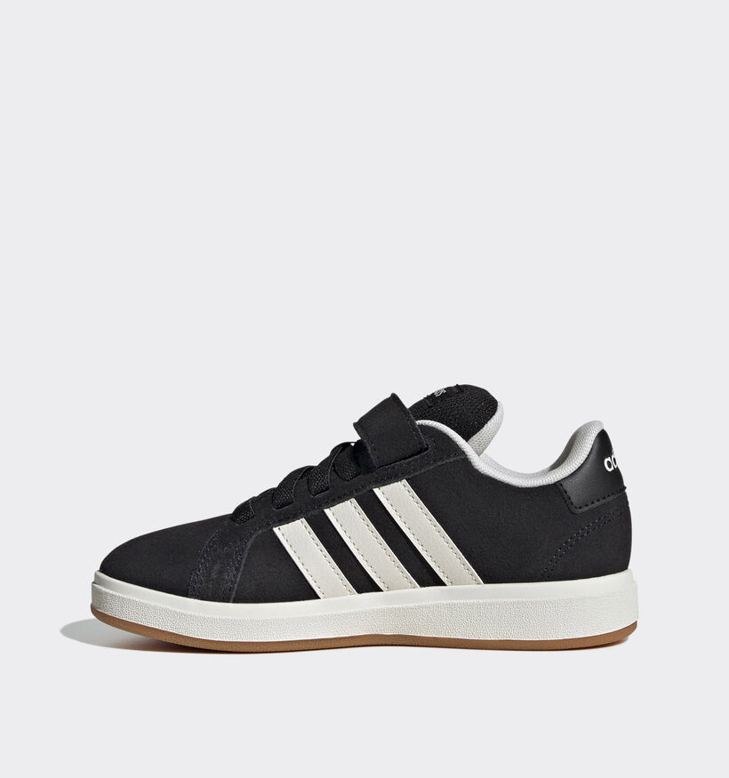 adidas Grand Court 00s Baskets en Noir pour filles, garçons (366057) - pour semelles orthopédiques