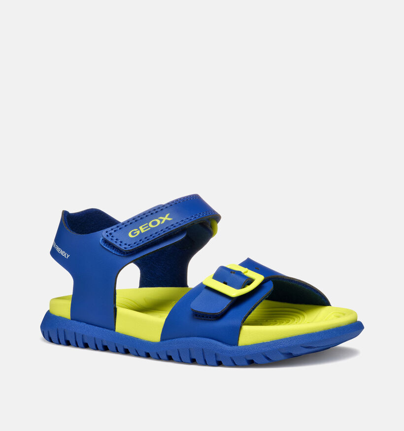 Geox J Fusbetto Bo Sandales en Bleu fonc&eacute; pour gar&ccedil;ons (368880)