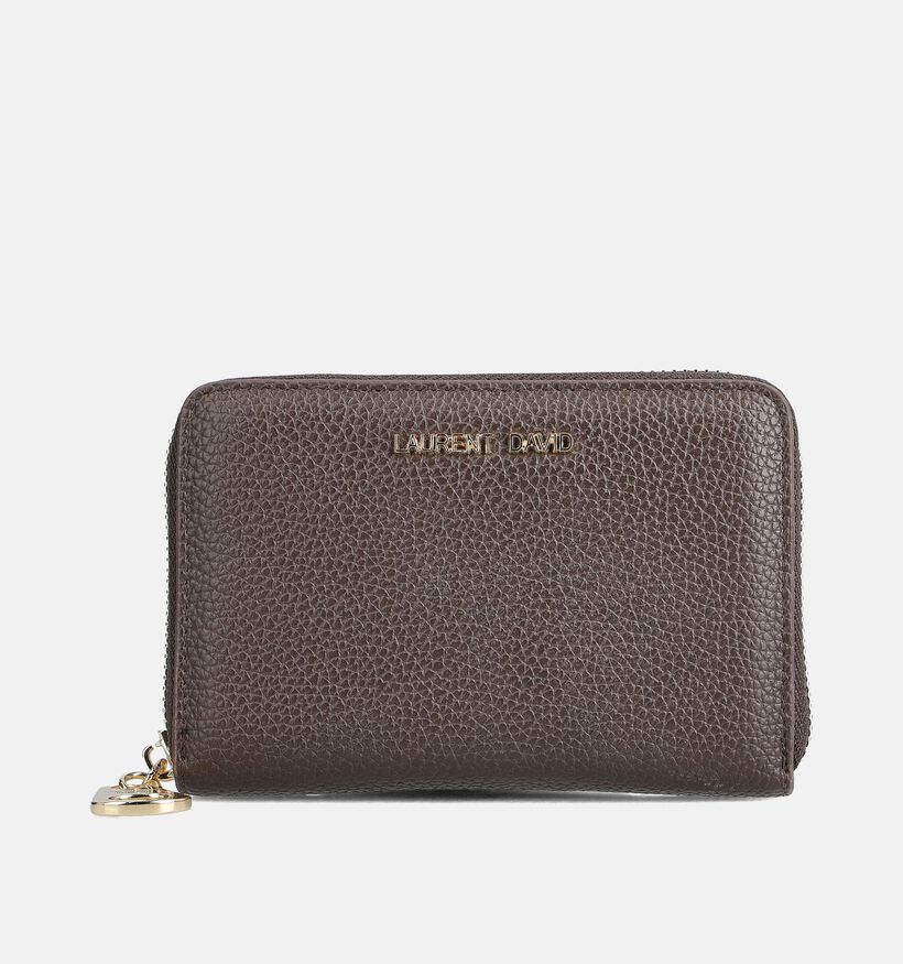 Laurent David Porte-monnaie zippé en Marron pour femmes (365171)