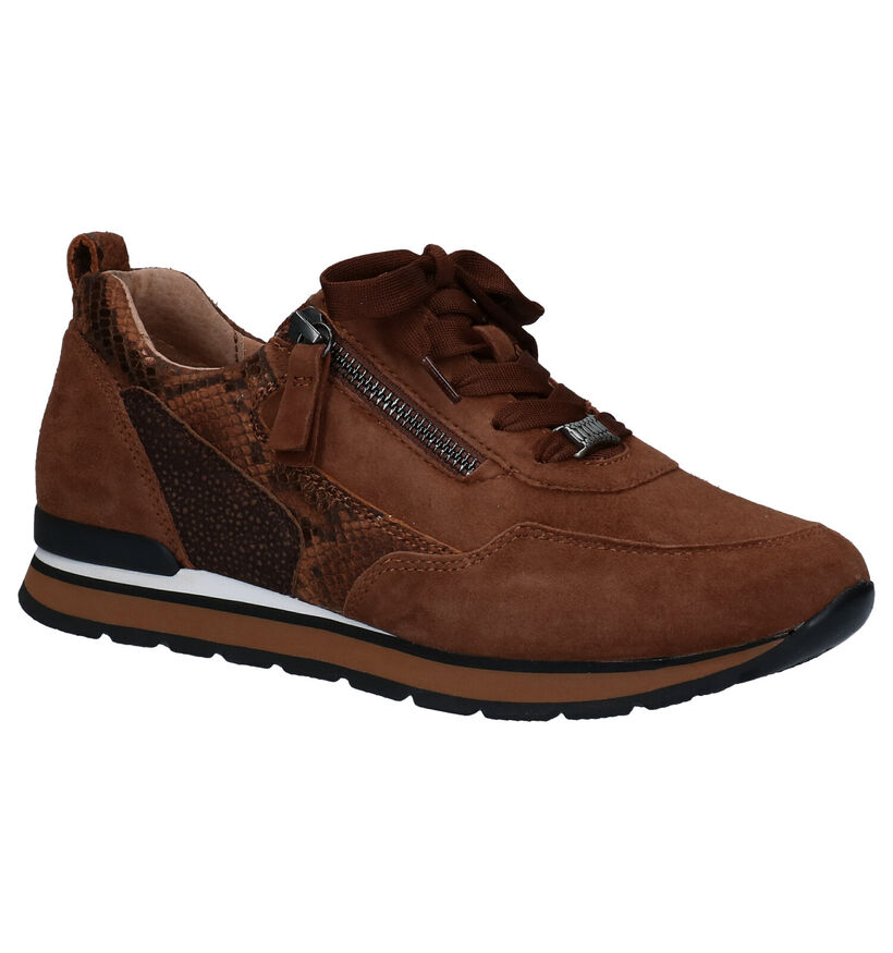 Gabor OptiFit Baskets en Cognac en cuir (282287)