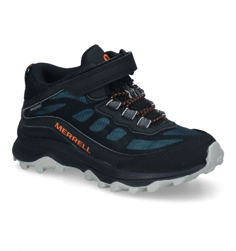 Merrell Moab Speed Mid Baskets en Bleu en synthétique (302564)