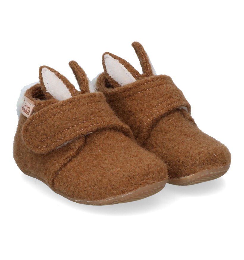 Living Kitzbühel Pantoufles pour bébé en Beige pour filles (331464)