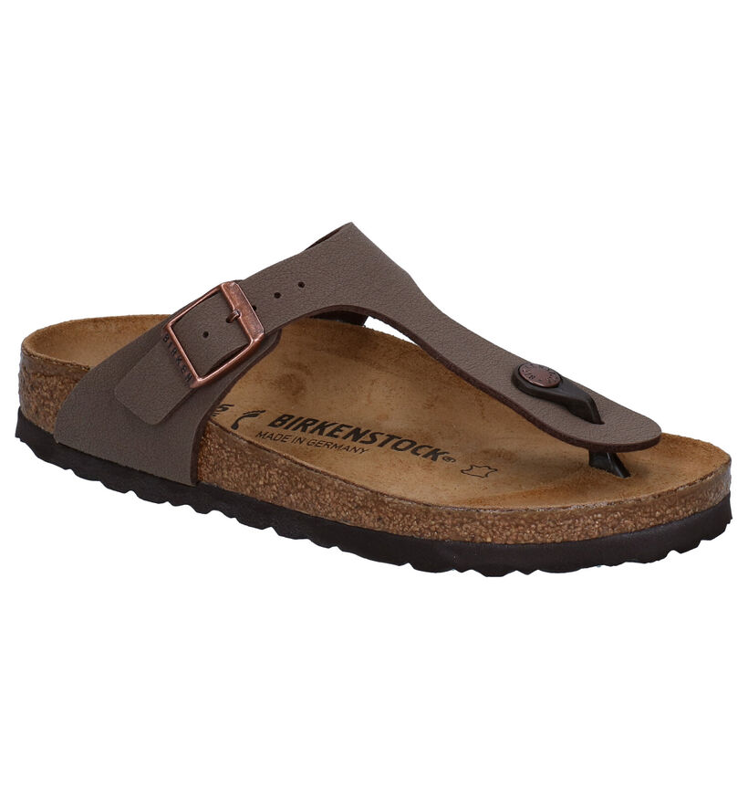 Birkenstock Gizeh Zwarte Teenslippers voor jongens (338075)