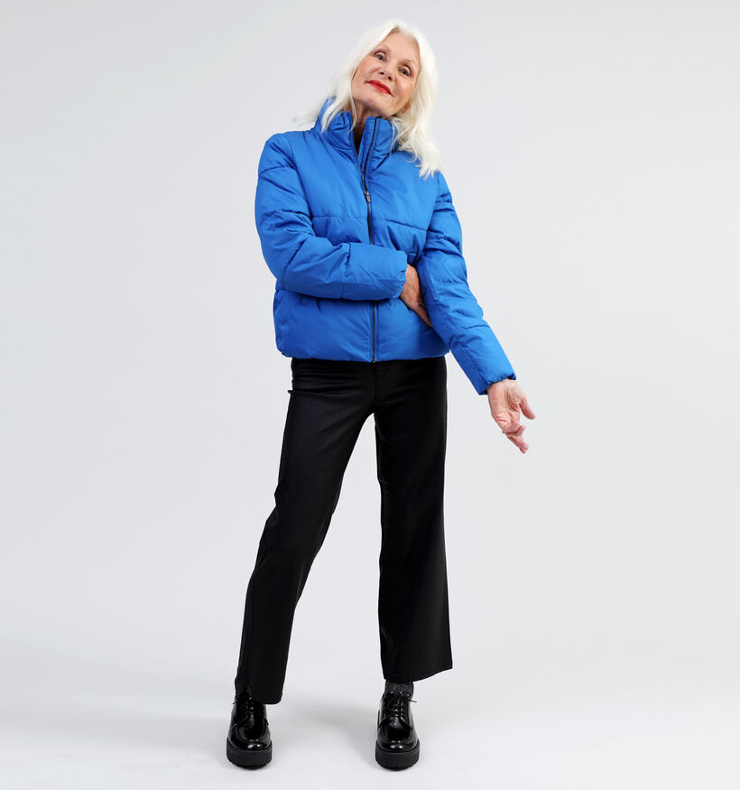 Vila Tate Blauwe Puffer jas voor dames (328866)
