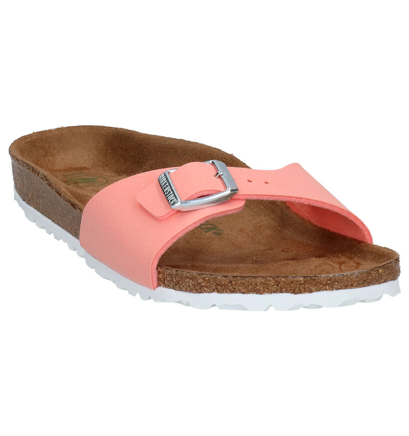 Birkenstock Madrid Birko-Flor Nu-pieds en Blanc pour femmes (338044)