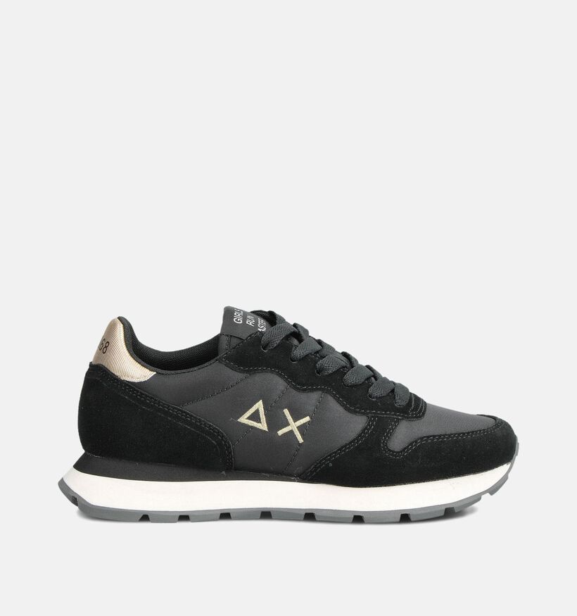 Sun68 Ally Gold Zwarte Sneakers voor dames (361897) - geschikt voor steunzolen