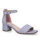 Tamaris Comfort Blauwe Sandalen in daim (323049)