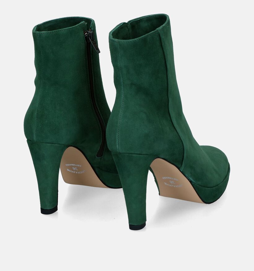 Signatur Bottines à talons en Vert pour femmes (317517)