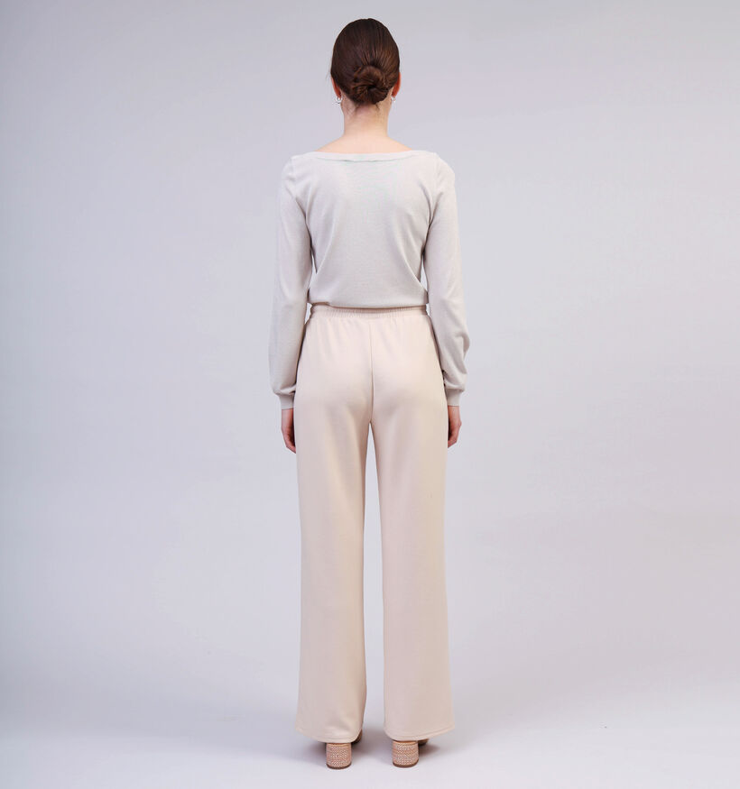 Pieces Talia Pantalon de jogging en Beige pour femmes (357376)