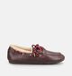 Laurent David Chaussures plates en Brun fonc&eacute; pour femmes (378652)