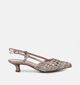 Marco Tozzi Escarpins slingback en Argent pour femmes (367962)