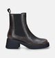 Vagabond Shoemakers Dorah Bruine Enkellaarzen met blokhak voor dames (347485)