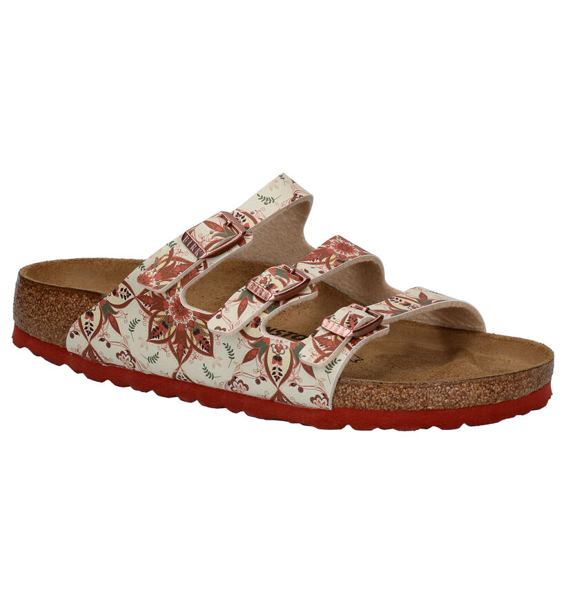 Birkenstock Florida Multicolor Slippers in kunstleer (271275)