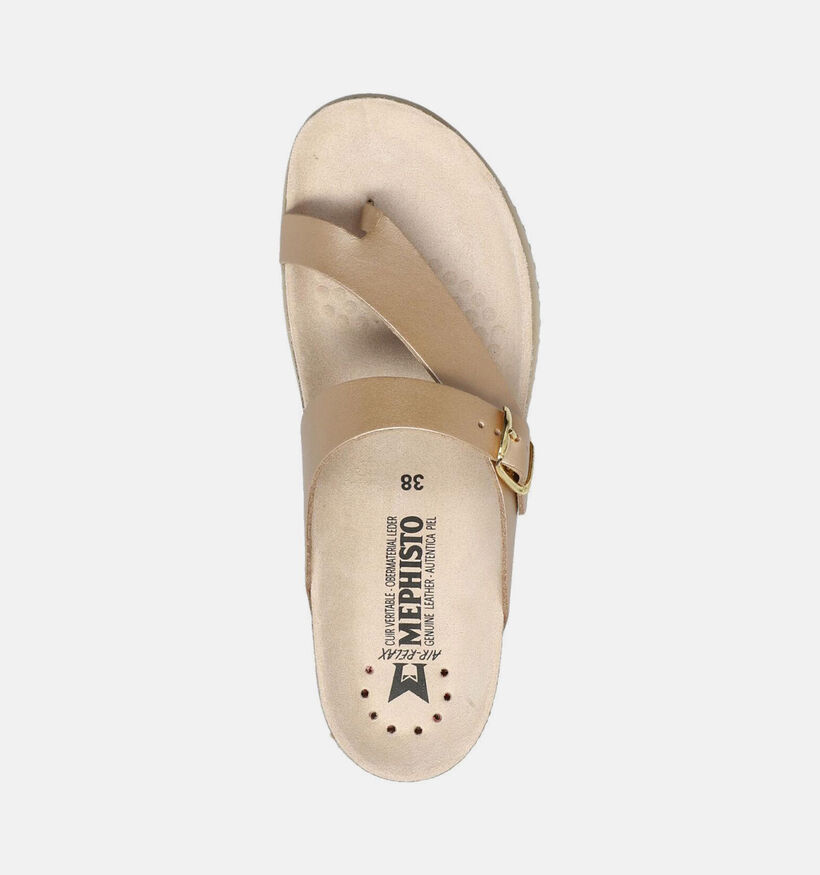 Mephisto Helen Tongs en Or pour femmes (369946)