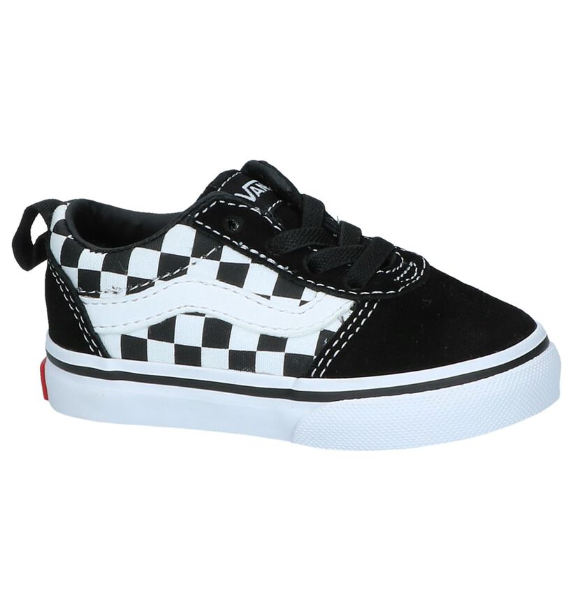 Vans Ward Slip On Zwarte Sneakers voor jongens (303076)