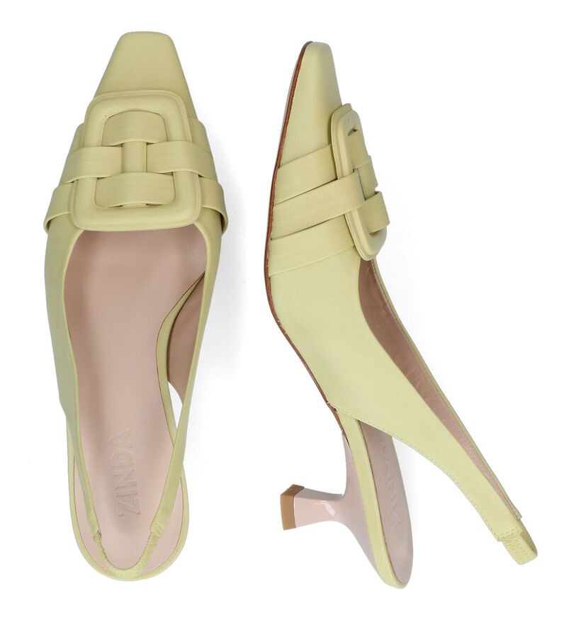 Zinda Gele Slingback Pumps voor dames (308413)