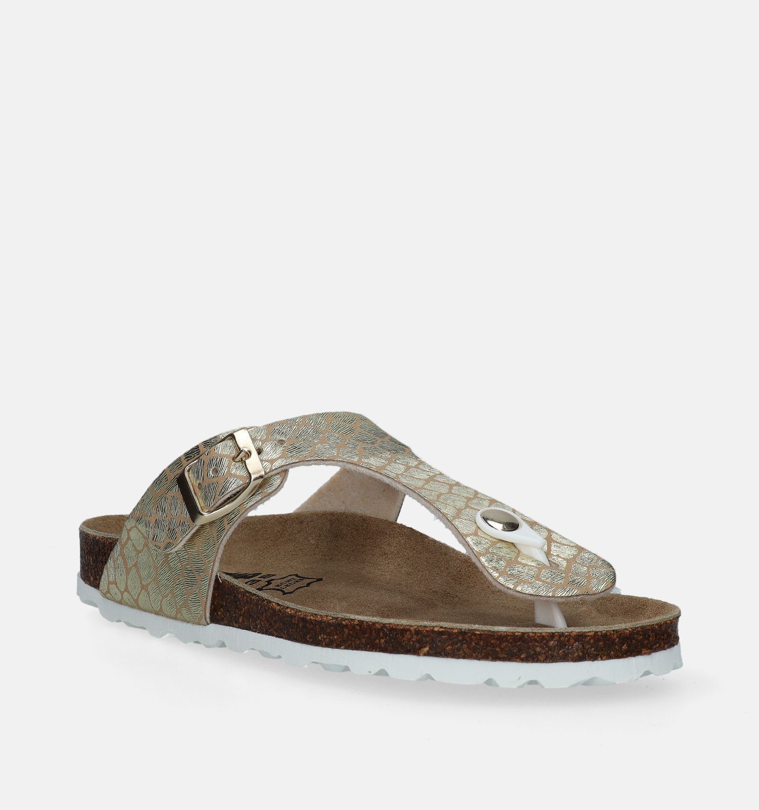 Gouden teenslippers on sale