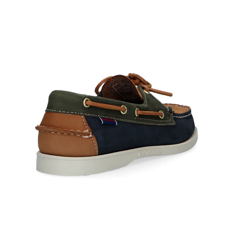 Sebago Dockside Portland Spinnaker Blauwe Bootschoenen voor heren (336835)