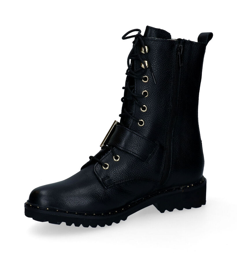 Tango Bee Zwarte Boots in leer (294638)