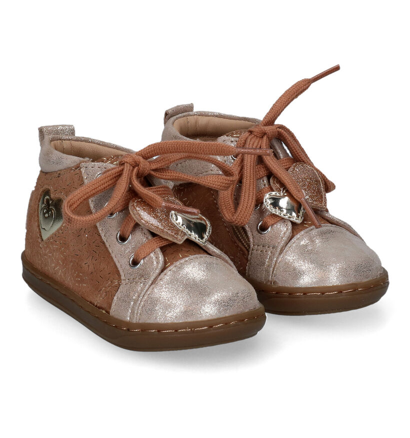 Shoo Pom Bouba Heart Camel Bottines in nubuck (314056)