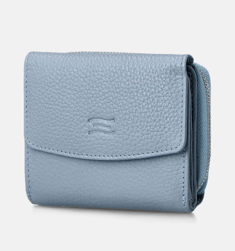 Crinkles Portefeuille en Bleu pour femmes (358114)