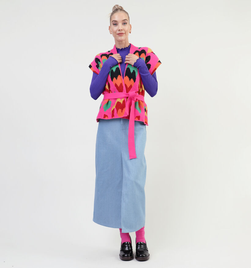 Dolce C.Atlanta Cardigan en Fuchsia (338519)