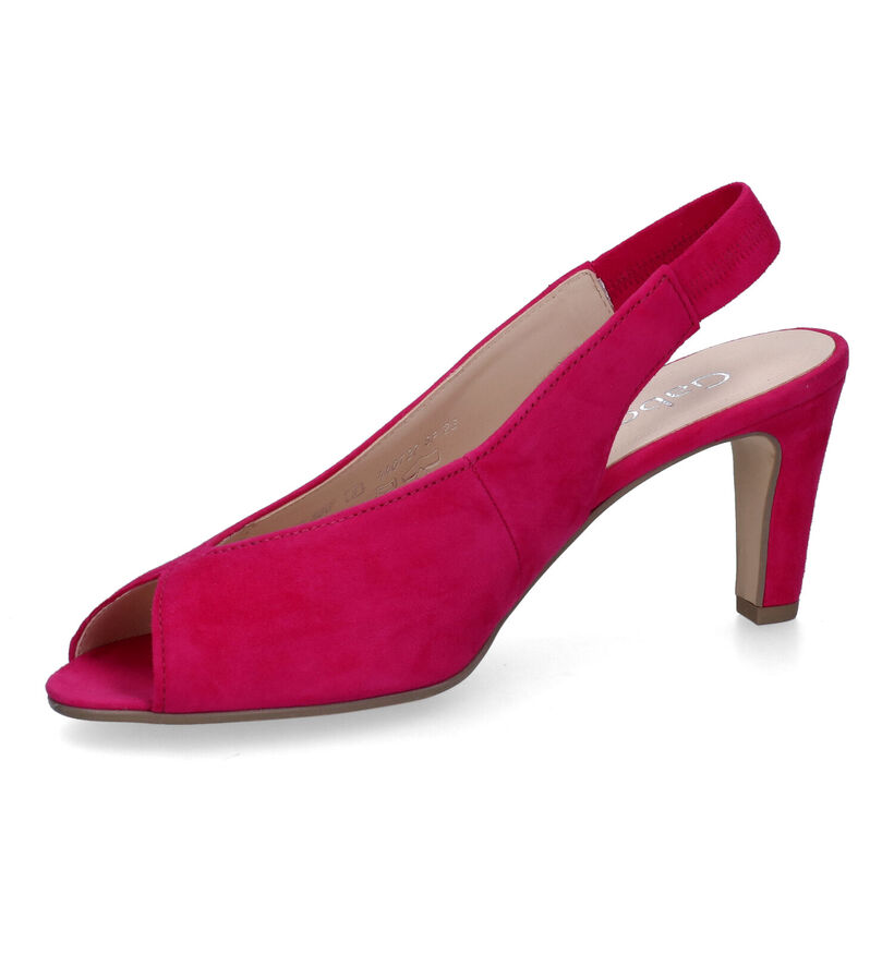 Gabor Sandales à talons en Rose fuchsia pour femmes (308418)