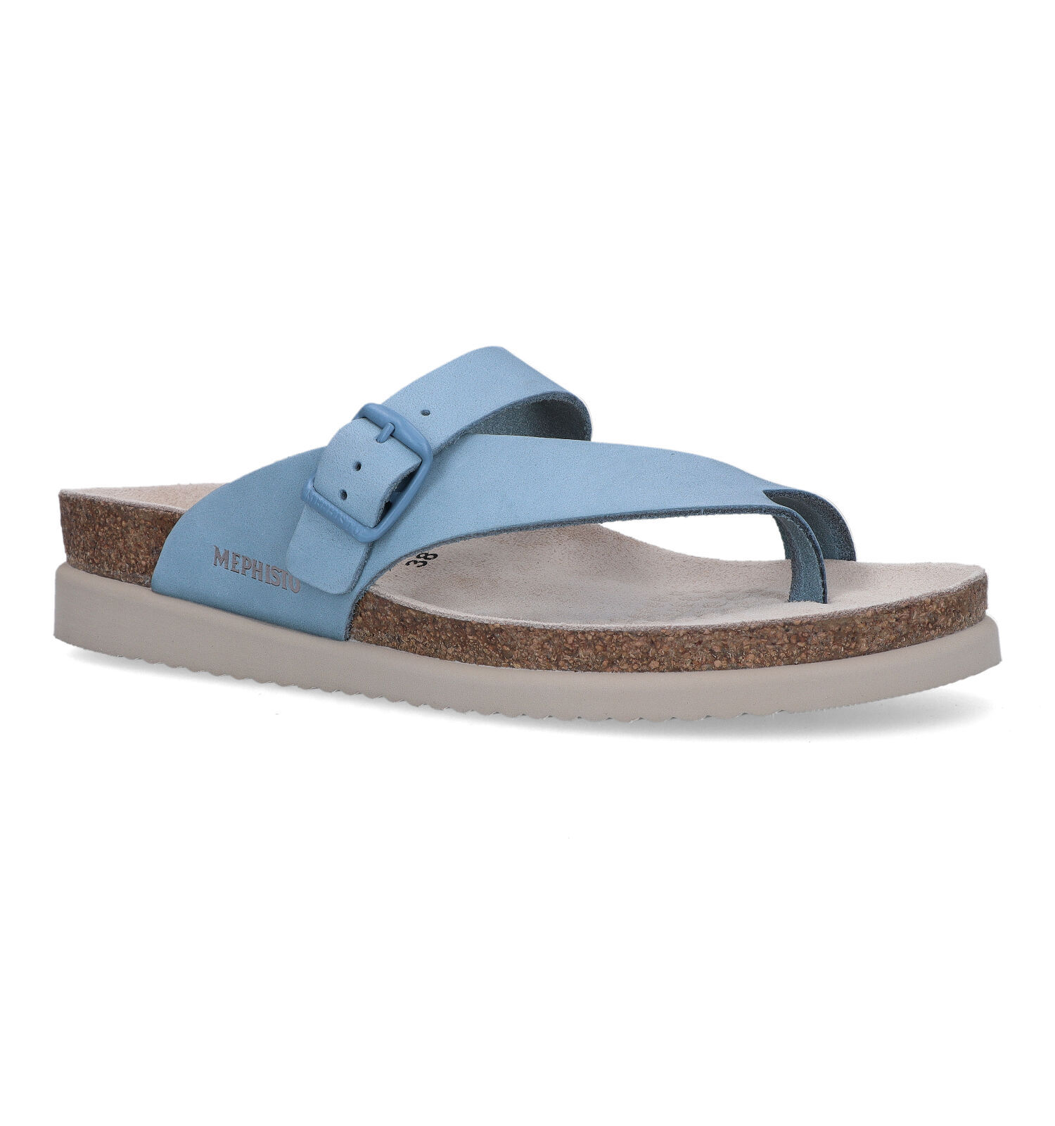 Mephisto Helen Blauwe Teenslippers Dames Slippers Online op TORFS.BE