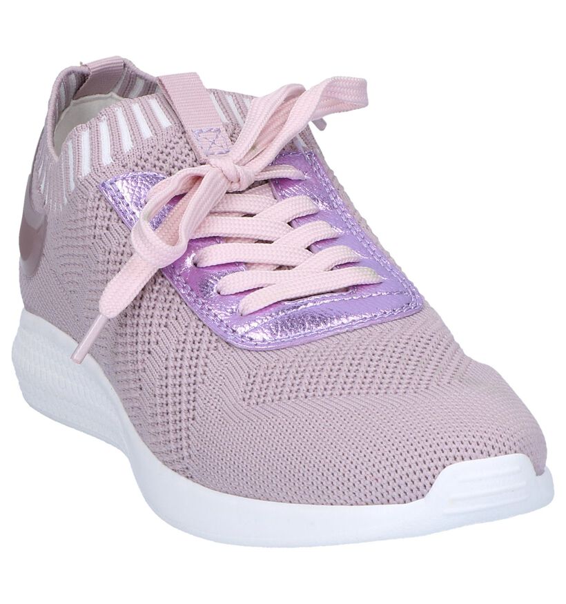 Paarse Sneakers Dazzle in stof (251455)