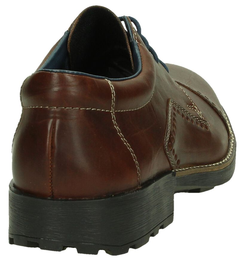 Cognac Veterschoen Brogue Rieker , , pdp