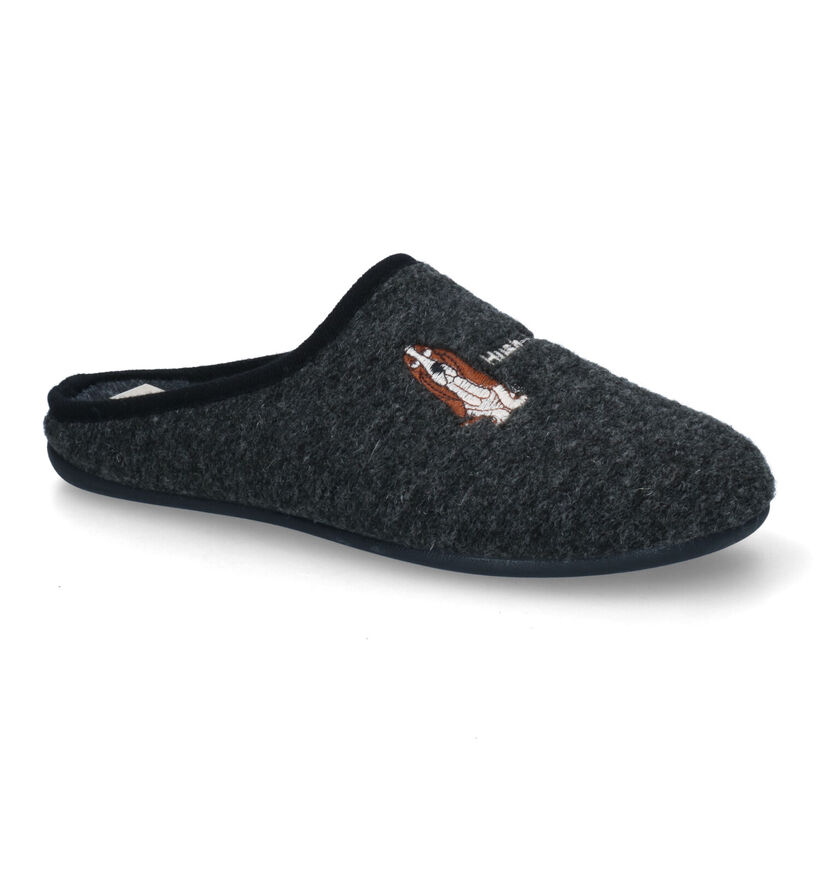 Hush Puppies Denox Pantoufles en Gris pour hommes (346535)